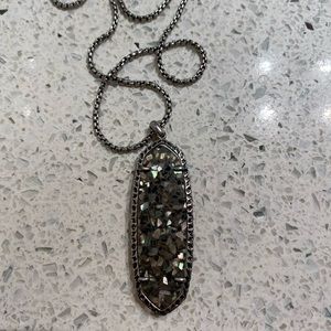 Kendra Scott Layden Pendant Necklace Silver